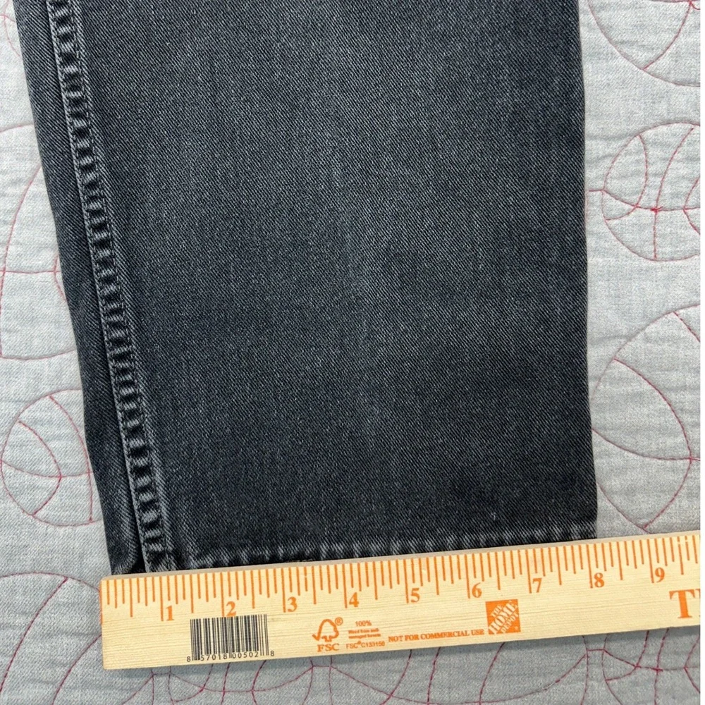 Levi's 550 Relaxed Fit Black Vintage 90s USA Made / Men's 38x32